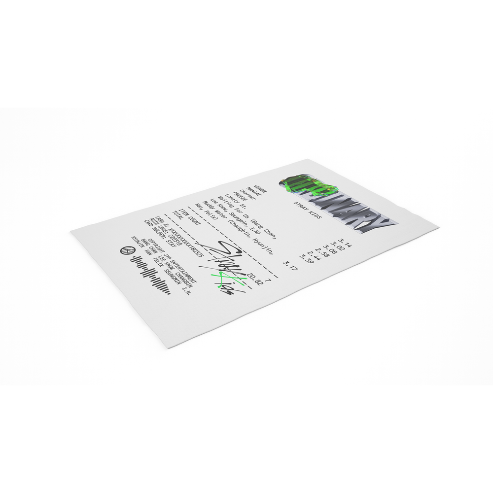 STRAY KIDS "ODDINARY" RECEIPT RUG